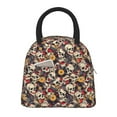 thumbnail image 1 of Pofeuu rock Skull record artist Print Lunch Bag for Adult Insulated Lunch Box,Leakproof Cooler Food Lunch Containers Reusable High Capacity Lunch Tote Bags-One Size, 1 of 6