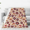 thumbnail image 1 of Pofeuu rock music Skull record Print Ultra-Soft Micro Fleece Blanket,for Bed Or Sofa,All Season Throw Blankets Flannel Blanket-80"x60", 1 of 7