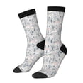 thumbnail image 1 of Pofeuu white Moose winter tree Print Crew Socks, Adult Running Hiking Socks for Youth and Adult, 1 of 6