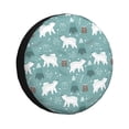 thumbnail image 1 of Pofeuu whiter Snow bear Print Print Spare Tire Wheel Cover for Car Truck SUV Camper Universal Fit Spare Tire Cover RV Spare Tire Covers-17 inch, 1 of 6