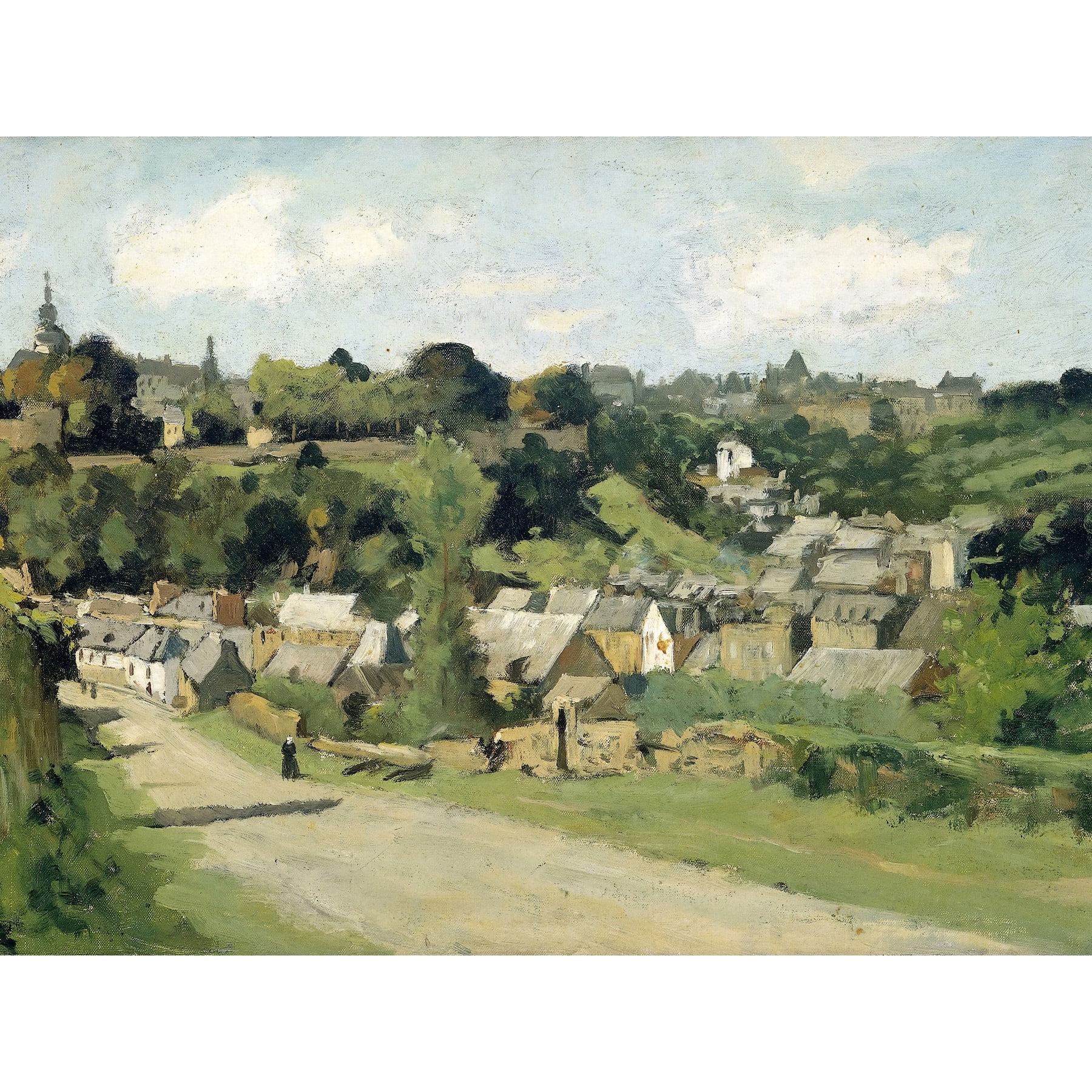 Poggenbeek View Of Village Country Dinant Painting Extra Large XL Wall ...