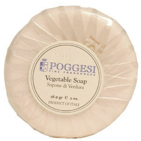 Poggesi Vegetable Soap Lot of 12 Each 2oz Bath Bars Total of 24oz Adult Unisex