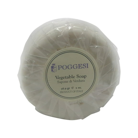 Poggesi Vegetable Soap Lot of 6 Each 2oz Bath Bars. Total of 12oz