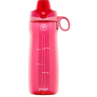 Pogo Vacuum Insulated Stainless Steel Water Bottle w/ Silicone Carry Loop -  26oz