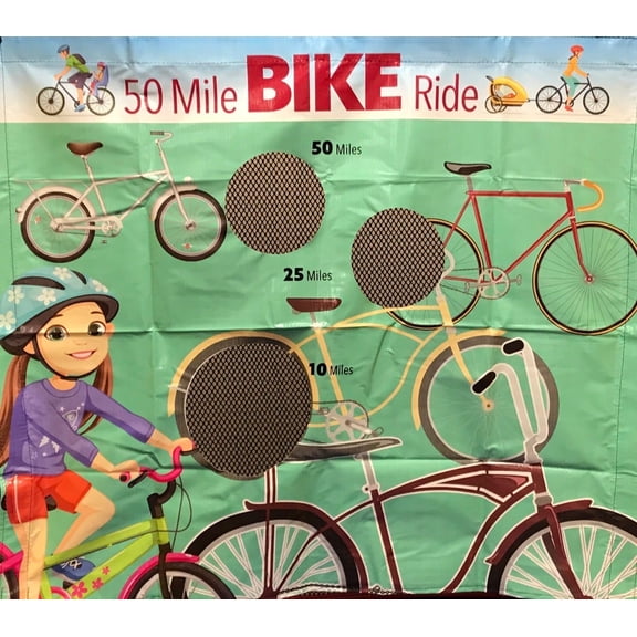Pogo Bounce House 50 Mile Bike Ride UltraLite Air Frame Game Panel