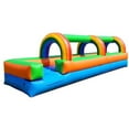 thumbnail image 1 of Pogo Crossover Inflatable Rainbow Splash and Ride Water Slide with Blower, Rainbow, 1 of 9