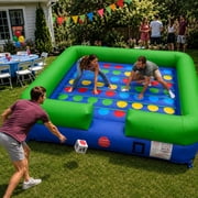 Pogo Bounce House Crossover Spin and Stretch Interactive Giant Inflatable Game