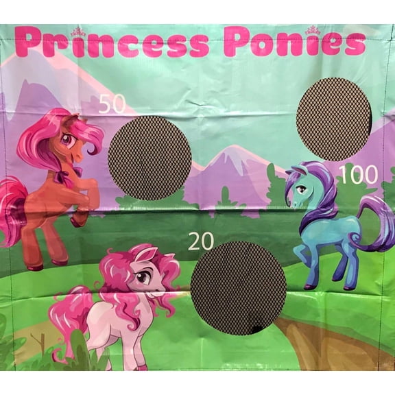 Pogo Bounce House Princess Ponies UltraLite Air Frame Game Panel