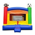 thumbnail image 1 of Pogo Crossover Inflatable Bounce House Jumper Kids Sports Bouncy Castle, 1 of 9
