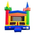 thumbnail image 1 of Pogo Crossover Modular Rainbow Inflatable Bounce House Kids Jumper with Blower, 1 of 8