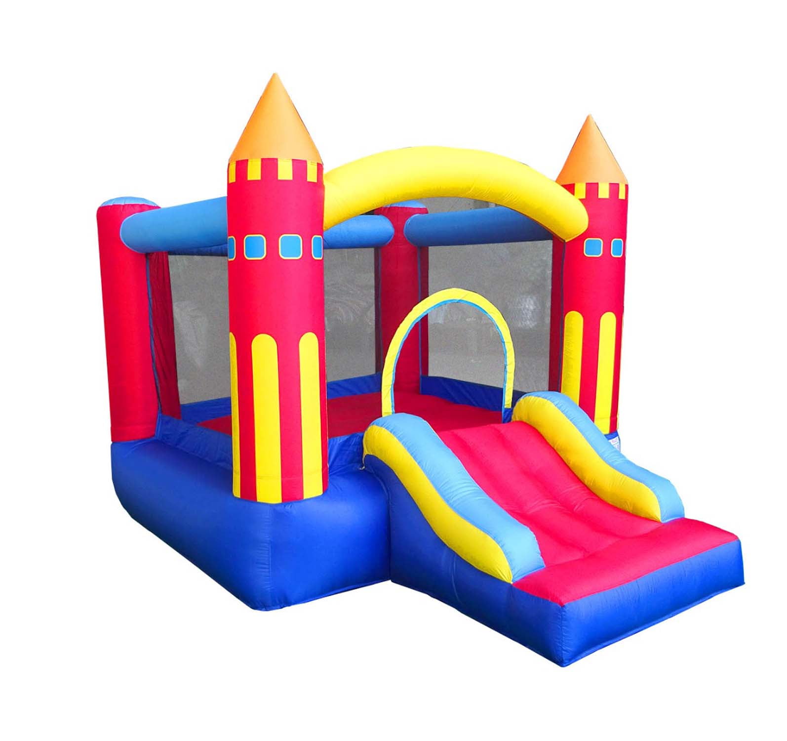 Pogo Inflatable Bounce House With Slide Bouncy Castle Jump House For ...