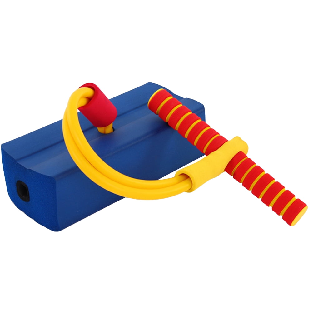 Pogo Stick Kids Toy Foam Jumper Jump Makes Hopping Bouncing Frog Hop