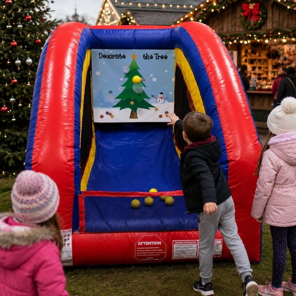 Pogo UltraLite Commercial Inflatable Air Frame Game, Decorate the Tree