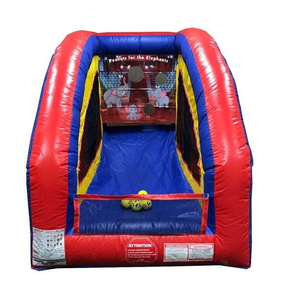 Pogo UltraLite Commercial Inflatable Air Frame Game, Feed the Elephants