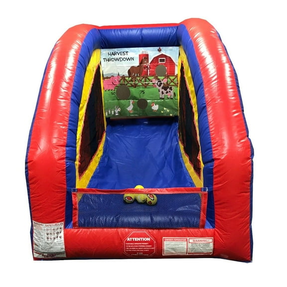 Pogo UltraLite Commercial Inflatable Air Frame Game, Harvest Throwdown
