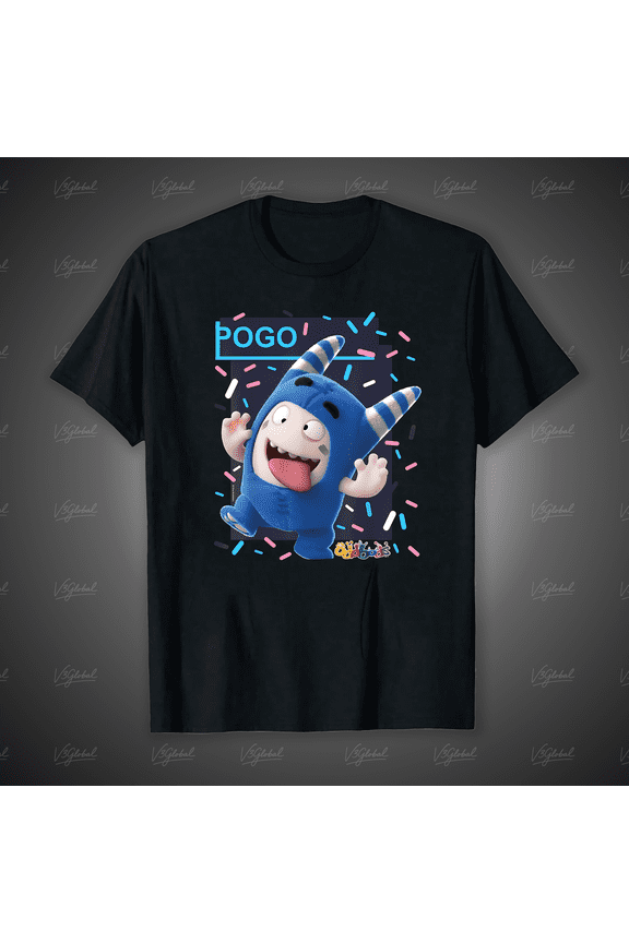 Pogo from Oddbods Fooling Around, A Funny Face Cartoon Fan Art Unisex T-Shirt, up to size 5XL