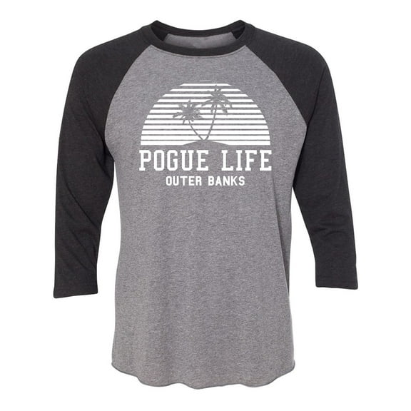 Pogue Life Unisex 3/4 Sleeve Baseball Raglan Tee
