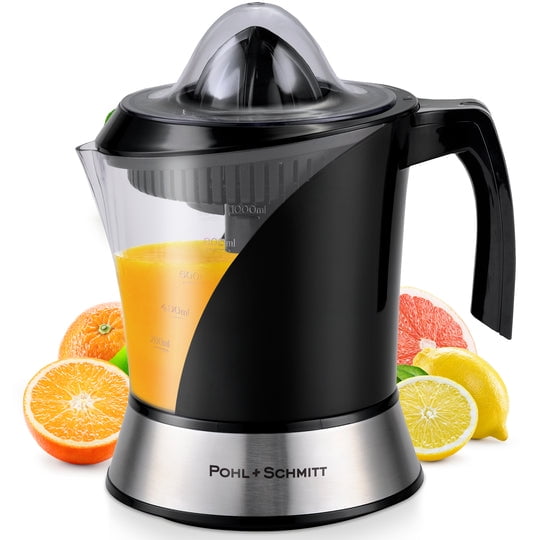 Pohl Schmitt Deco-Line Electric Citrus Juicer Machine Extractor - Large  Capacity 34oz (1L) Easy-Clean, Featuring Pulp Control Technology 