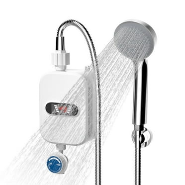 Pohot 3000W Portable Electric Heater Digital Display Instant Heating Machine 110V 220V Tankless Water Heater for Bathroom Hot Water Shower