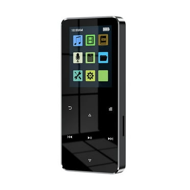 Pohot Bluetooth-compatible 5.0 MP3 MP4 Player Touch Screen Sports Walkman FM Radio with E-book Recording for Student