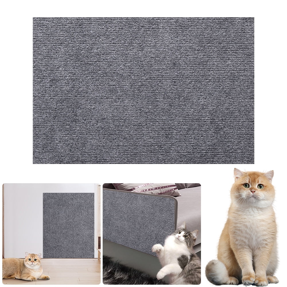 Happyyami Cat Scratching Mat - Self-Adhesive Replacement Carpet For Cat Wheels & Trees