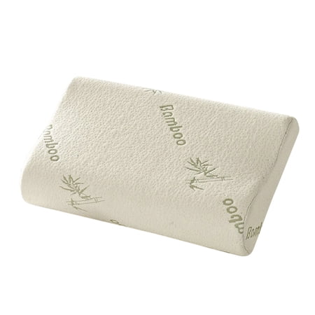 Pohot Comfort Orthopedic Bamboo Fiber Sleeping Pillow Memory Foam Pillows