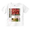 thumbnail image 1 of Poinsettia Christmas Joyeux Noel Toddler Baby Graphic T Shirt Brisco Brands 6M, 1 of 1