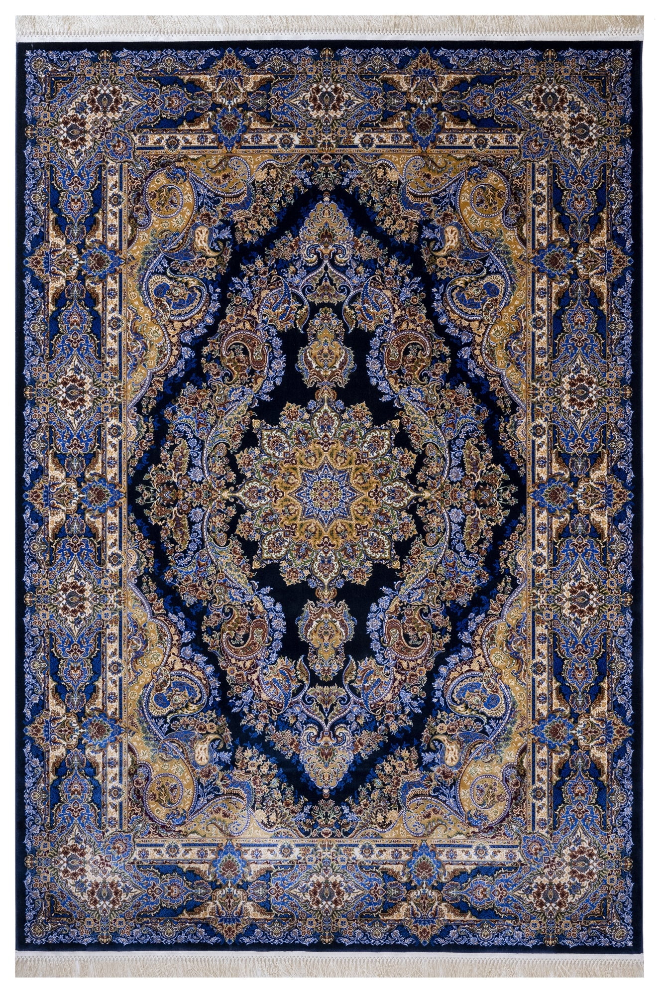 Poinsettia Cream Abstract Acrylic Area Rugs for Living Room Jacquard ...