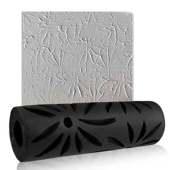 Poinsettia-Style Texture Roller for Walls Ceilings 1 Pack