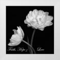 thumbnail image 1 of Poinski, Dianne 12x12 White Modern Wood Framed Museum Art Print Titled - Faith Hope Love, 1 of 4