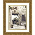 thumbnail image 1 of Poinski, Dianne 15x18 Gold Ornate Wood Framed with Double Matting Museum Art Print Titled - Courtyard, 1 of 4