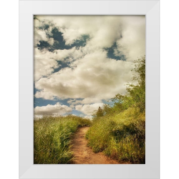 Poinski, Dianne 25x32 White Modern Wood Framed Museum Art Print Titled - River Park