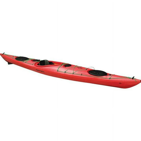 Point 65 Sweden Rocker Kayak, 3 Layer PE Red, 55 lbs