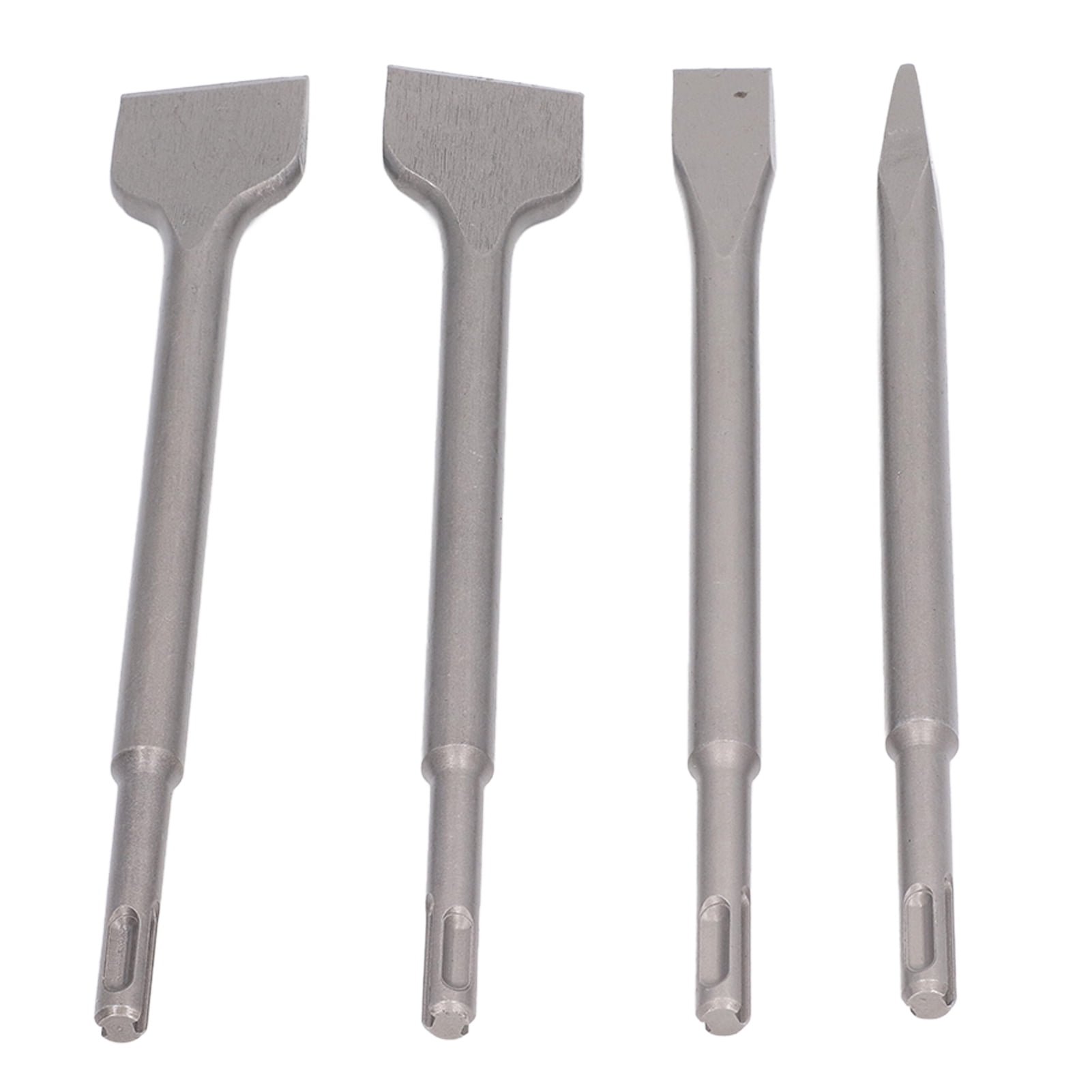 Point And Flat Chisels, High Hardness Electric Hammer Chisel Steel 4PCS