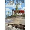 thumbnail image 1 of Point Betsie Lighthouse, Michigan (12x18 Wall Art Poster, Room Decor), 1 of 3