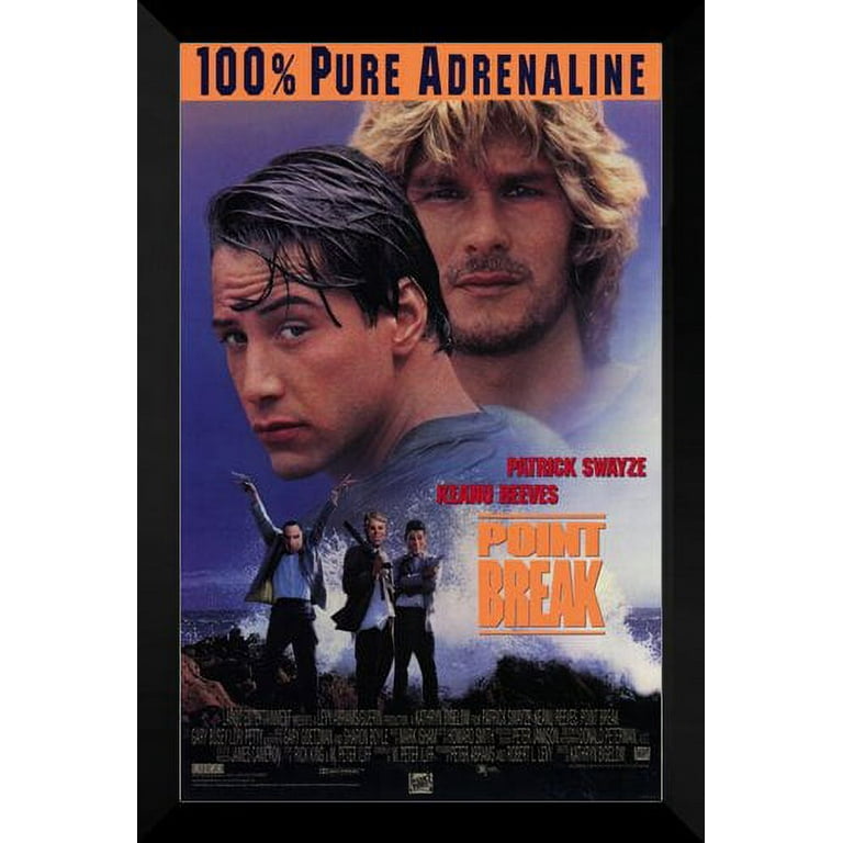 Point Break FRAMED 27x40 Movie Poster: Patrick Swayze - Walmart.com