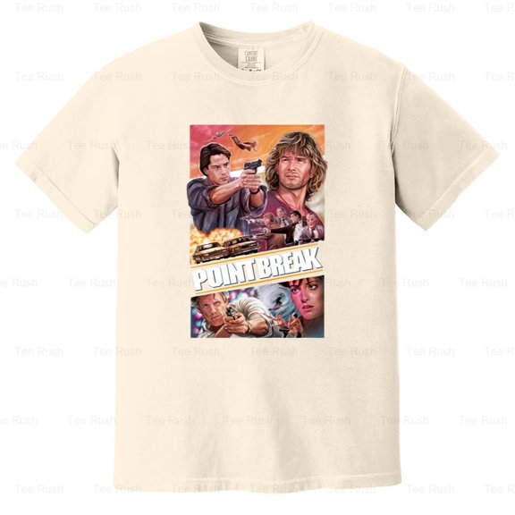 Point Break Keanu Reeves Movie Surfing Heist Film Bank Robbery (2), Comfort Color T-Shirt Unisex, up to 4XL