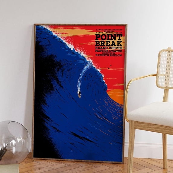Point Break Movie Poster, Action Movie Poster - MULTIPLE SIZE, UNFRAMED ...