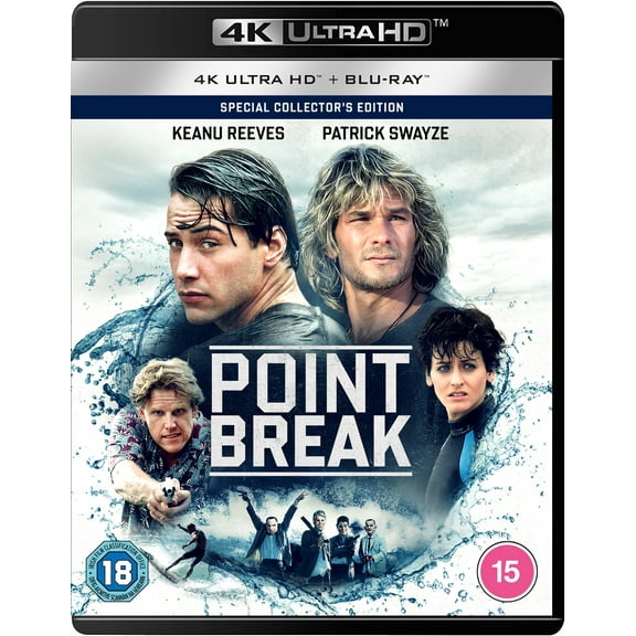 Point Break (4K Ultra HD) Patrick Swayze Keanu Reeves Keanu Reeves Patrick Swayze Gary Busey