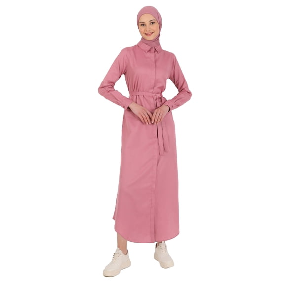 Point Collar - Unlined - Modest Dress - Refka