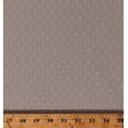 thumbnail image 1 of Point D'esprit White Dotted Mesh 1-Way Stretch 66" Wide Polyester Fabric by the Yard (2342R-11E-White), 1 of 2