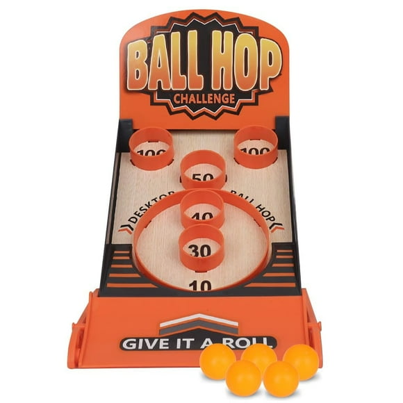 Point Games Ball Hop Game - Collapsible Arcade Games - Solo or Team Home Tabletop Game for Party Activity Birthday - Easy Setup Small