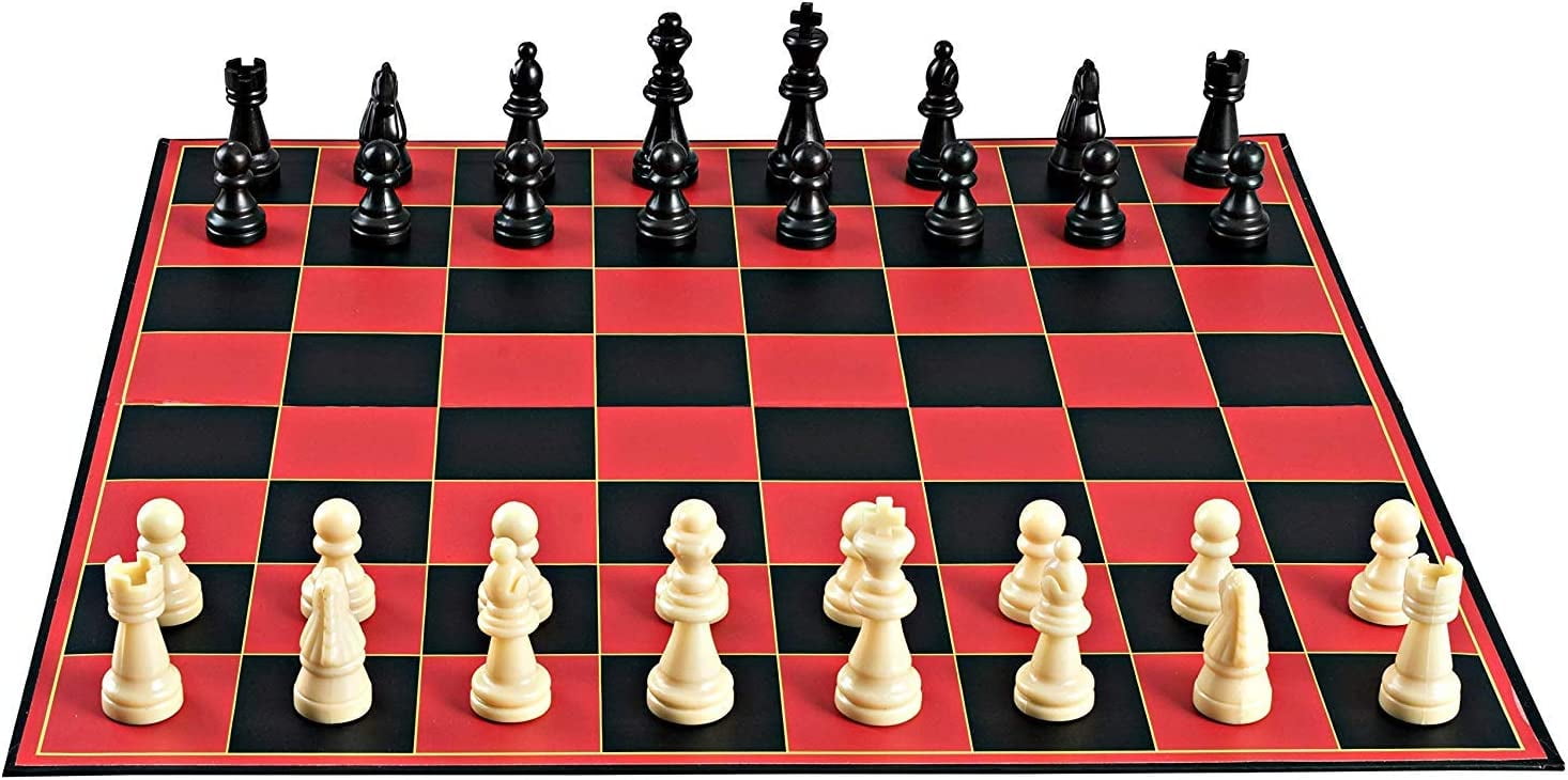 All-wood Folding Chess Set 2 Players Classic Strategy Board Game