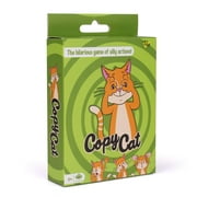 ألعاب النقاط نسخ لعبة بطاقة Cat - ألعاب التعبير عن الوجه والجسم والتعرف - بطاقات سفر نشاط STEM / STEAM التعليمية الممتعة - Act Out Cat Picture