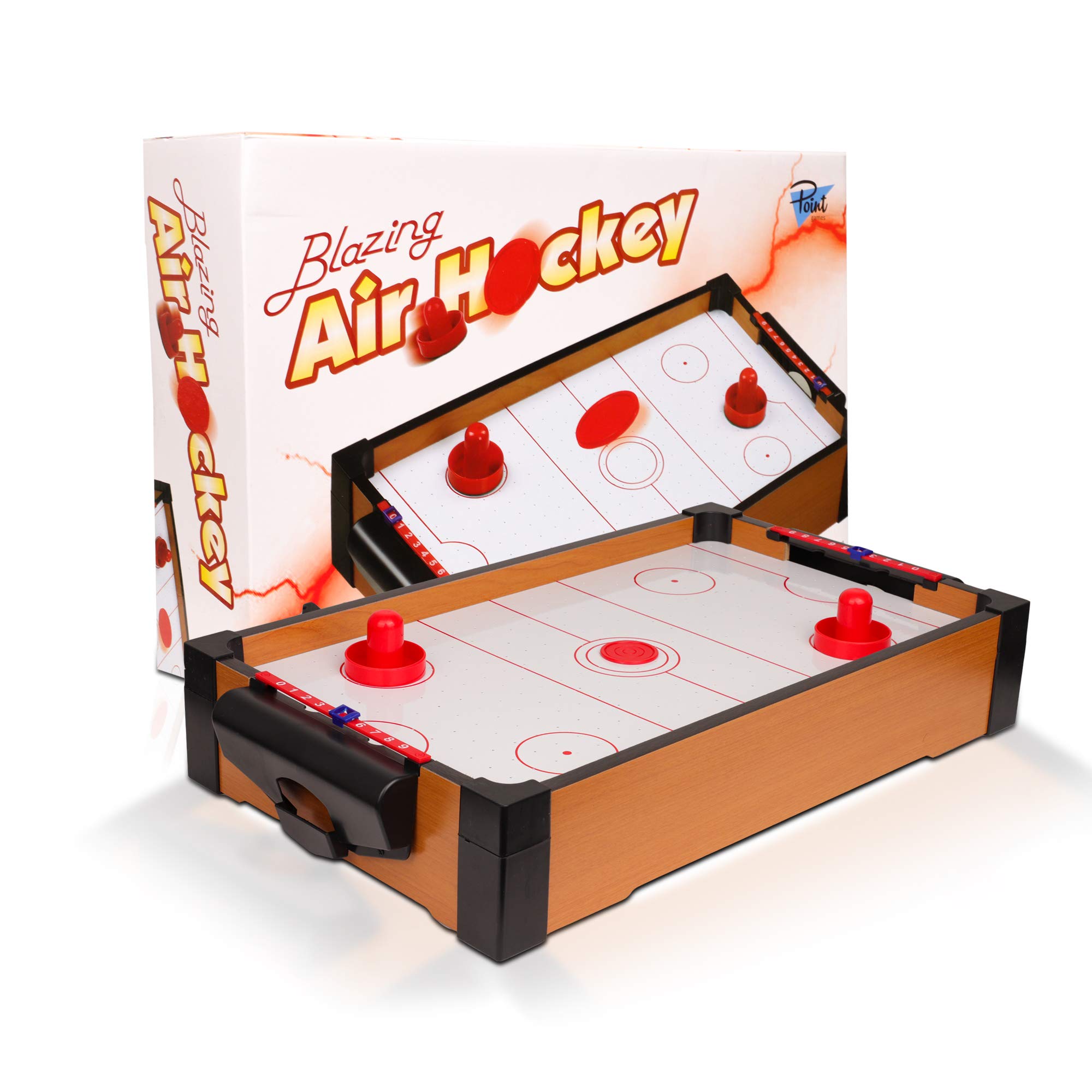 Point Games Mini Air Hockey Table for Kids - Hockey Table Game - Arcade & Table Games - Air Hockey Pucks and Paddles - Portable Sport Hockey for Boys and Girls - image 1 of 6