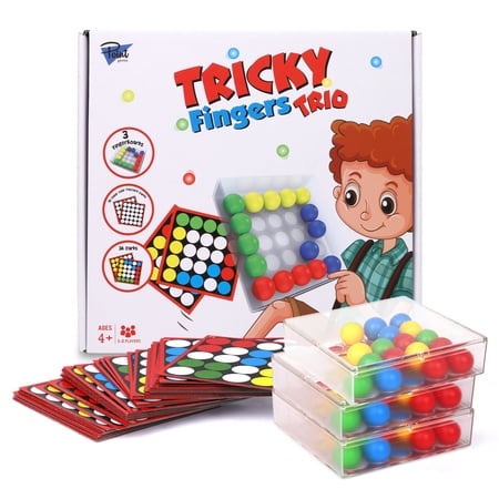 Point-Games Therapy Games for Kids, Tricky Fingers Trio, Puzzle Games, Sensory Learning Game, Fun for Entire Family, Ages 4+