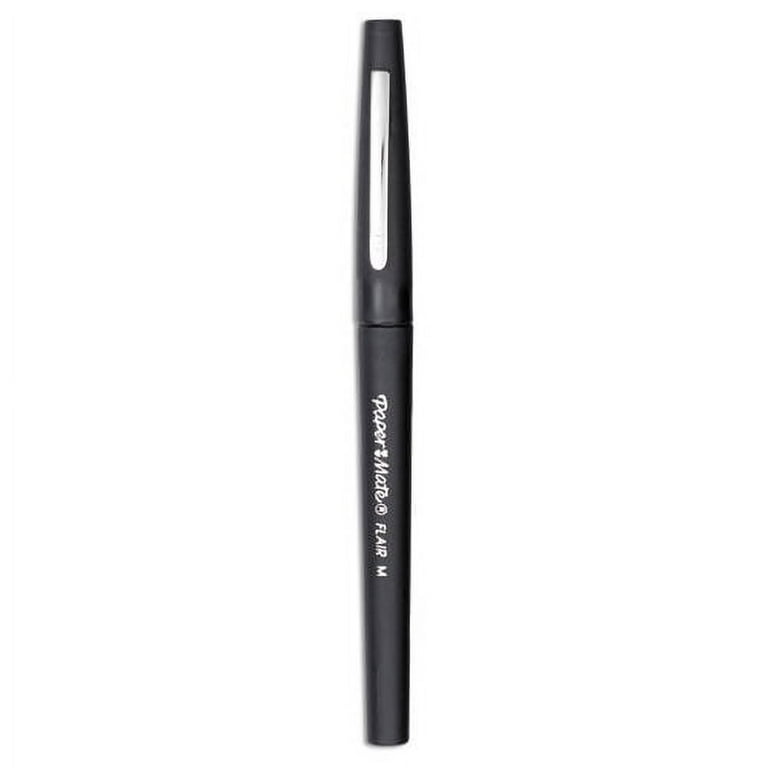 Point Guard Flair Felt Tip Porous Point Pen, Stick, Medium 0.7 mm, Black Ink, Black Barrel, Dozen Point Guard Flair Felt Tip Porous Point Pen, Stick, Medium 0.7 mm, Black Ink, Black Barrel, Dozen