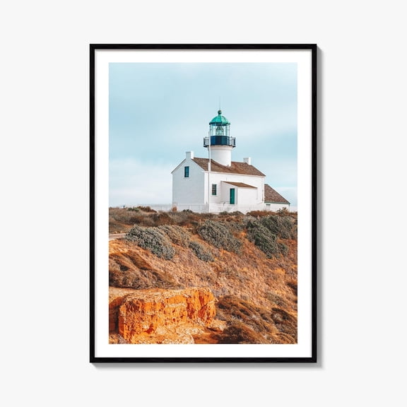 Point Loma Fine Art Photo Print Cabrillo National Monument Lighthouse San Diego, Unframed Paper Print
