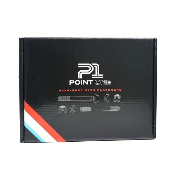 Point One P1 Head Bolt Kit for 2005+ LS Engines with 12pt Nuts | High-Torque E190 Alloy for Boosted & High-Rev Builds | Fits 4.8 5.3 6.0 6.2 LS2 LS3 L76 L92 L99 L96 LY6 LQ4 LQ9