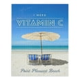 thumbnail image 1 of Point Pleasant, New Jersey, I Need Vitamin C, Beach Chairs and Umbrella (1000 Piece Puzzle, Size 19x27, Challenging Jigsaw Puzzle for Adults and Family, Made in USA), 1 of 4